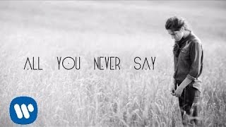 Birdy  All You Never Say Official Lyric Video [upl. by Akemot]