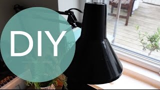 DIY  Genbrug  Hvordan du spraymaler en lampe [upl. by Royd555]