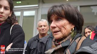 Rassemblement des MA France devant le Tribunal Administratif de Montreuil le 2 octobre 2024 [upl. by Zzabahs]