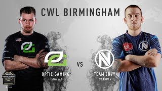 OpTic Gaming vs Team EnVyUs  CWL Birmingham Open  Alpha Stream  Day 1 [upl. by Reerg]