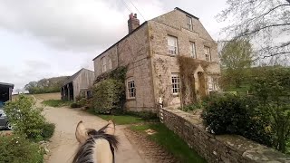 Bella rides along the beautiful village of Sinnington The Old Red telephone box amp Stone Bus Shelter [upl. by Adel]