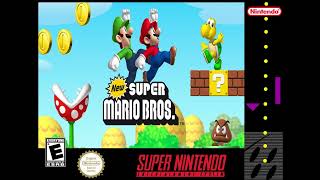 New Super Mario Bros Wii Castle Theme SNES soundfont Mashup perfected version [upl. by Mike]