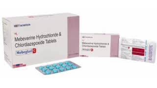 Mebeglad C Tablets Mebeverine Hydrochloride amp Chlordiazepoxide Tablets [upl. by Yunick76]