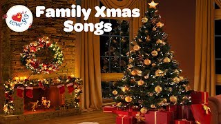 Family Christmas Songs Playlist By The Fireplace 🔥 [upl. by Akcirret]