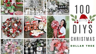 🎄100 DIY DOLLAR TREE CHRISTMAS DECOR CRAFTS 🎄quotI Love Christmasquot in July ep 6 Olivias Romantic Home [upl. by Dieball]