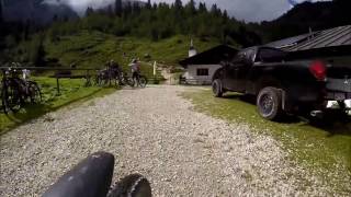 Biketour von Mittenwald zur Wettersteinalm bei GarmischPartenkirchen [upl. by Gusti]