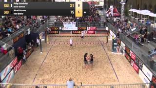 GabathulerGerson SUI  StrasserBeeler SUI  Coop Beachtour Full Match 25042015 [upl. by Yerhpmuh]