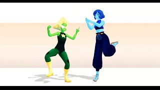 【MMD Steven Universe】Peridot amp Lapis 【Lapidot Fusion】 [upl. by Eelinnej611]