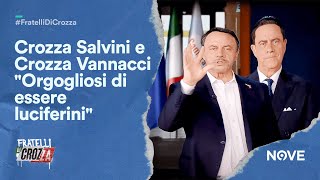 Crozza Salvini e Crozza Vannacci quotOrgogliosi di essere luciferiniquot  Fratelli di Crozza [upl. by Carpenter]