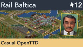 Vilnius to Kaunas  OpenTTD  Rail Baltica  12 [upl. by Strain]