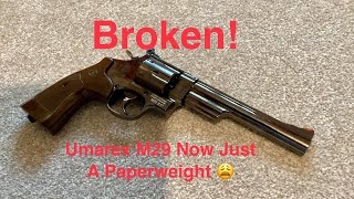 Umarex Smith amp Wesson M29 Model 29 Co2 Airgun BROKEN 😩 [upl. by Pernell]