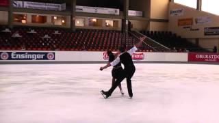 NebelhornTrophy 2012 Ksenia MONKO  Kirill KHALIAVIN Short Dance [upl. by Idolla]