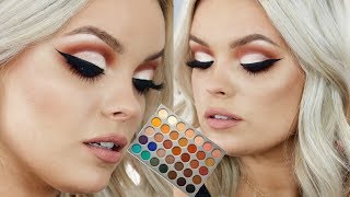 JACLYN HILL X MORPHE PALETTE  Tutorial  Review [upl. by Rugen]