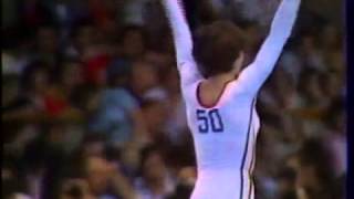 Nadia Comaneci 1980 OG EF FX [upl. by Shiri626]