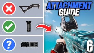 The ONLY R6 Attachment Guide you will EVER NEED  Rainbow Six Siege [upl. by Valeda]