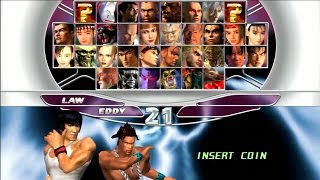 Tekken Tag Tournament  Eddy Gordo amp Forest Law [upl. by Haddad]