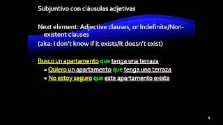 Subjunctive with Adjective Clauses [upl. by Cristal]