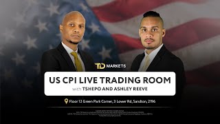 US CPI Live Trading room with Tshepo and Ashley Reeve  10 April 2024 [upl. by Blatman]