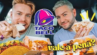 Provámos FAST FOOD da TACO BELL que NUNCA tínhamos experimentado 🌮 [upl. by Marcellus462]