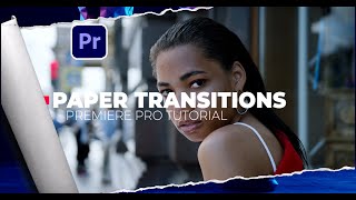 How To create Paper Transitions Effect in Premiere Pro [upl. by Bolitho378]