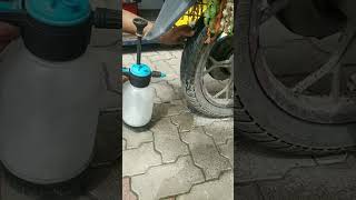 Tubeless tyre penchar testing [upl. by Ailido]