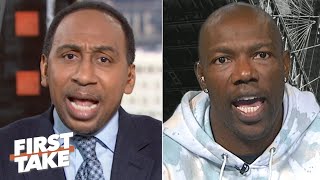 Terrell Owens confronts Stephen A over Colin Kaepernick criticisms  First Take [upl. by Bridget]