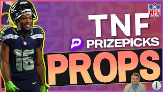 TNF NFL Player Prop Bets Niners vs Seahawks PrizePicks Underdog Fliff DraftKings FanDuel [upl. by Vanthe]