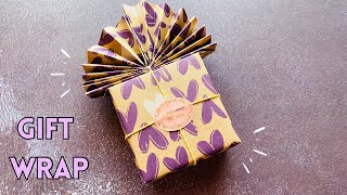 Easy amp Quick Gift Wrapping  DIY Gift Packing Idea  Christmas Fancy Gift Wrap giftwrap [upl. by Theurich]