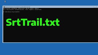 How To Fix SrtTrailtxt Log Error in Windows [upl. by Eelan]