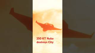 MASSIVE Nuke Destroys City In Nuclear Option nuclearoption gaming flightsim airforce nuclearwar [upl. by Alor]