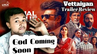 Vettaiyan Trailer Review and Reaction  Vikram AD [upl. by Hurwit]