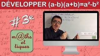 Développer à laide de lidentité remarquable ababa²b²  Troisième [upl. by Idas]