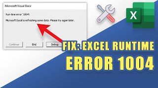 FIX Excel RUNTIME Error 1004 [upl. by Aztirak]