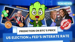 Bitcoin Price US Election amp FED’s Interest Rate Effect  TON News 4 [upl. by Neemsaj]