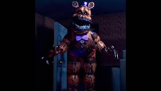 Nightmare Fredbear FNAF Voice Line Animated [upl. by Naejeillib]