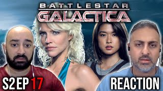 Battlestar Galactica  S2 Ep 17  The Captains Hand  REACTION  First Time Watching [upl. by Taro]