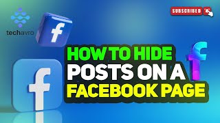 How To Hide Posts On A Facebook Page 2024 [upl. by Volin]