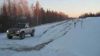 Offroading my diesel Isuzu pup with stacks and a small lift [upl. by Annhej54]