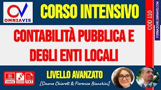 Cod110  Contabilità pubblica e degli Enti Locali corso intensivo  presentazione [upl. by Stefanie]