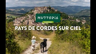 Camping Huttopia Pays de Cordes sur Ciel  Visite virtuelle en Occitanie [upl. by Nagard]