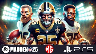 MADDEN 25 Gameplay  EPIC Broncos vs Saints Showdown on PS5 4K [upl. by Nolaj]