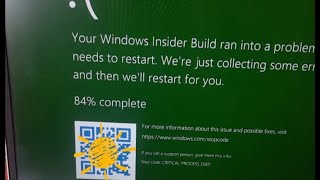 how to fix your windows insider build ran into a problem   windows problems shorts windows hp [upl. by Kennet]