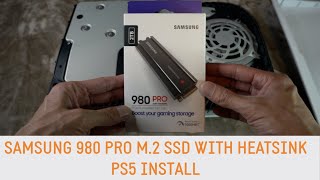 How To Install A Samsung 980 Pro M2 SSD With Heatsink  PS5  Vlog [upl. by Sev]