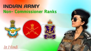 Exploring NonCommissioned Officer Ranks in India’s Military Hindi agniveerkotha [upl. by Torrlow681]