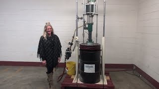 Fluid Automation Air Driven Drum Pump Demonstration [upl. by Baird549]