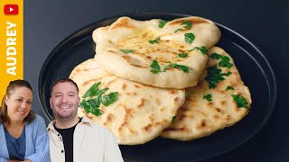 Cheese naan  Feat Nacer  Égerie Cuisine Lidl  Lidl Cuisine [upl. by Adnamor]