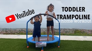 Toddler trampoline at home workout by Charlie Zarrabi [upl. by Dawson]