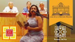 Ximena Del Río CANTANDO en la Casa de la Literatura Peruana  18° Aniversario de Caras de la Cultura [upl. by Niawd]