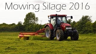 Case Mowing Silage 2016 [upl. by Ecneralc903]