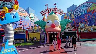 NEW The Simpson Ride Full Ride POV  Universal Studios Hollywood [upl. by Riatsala]